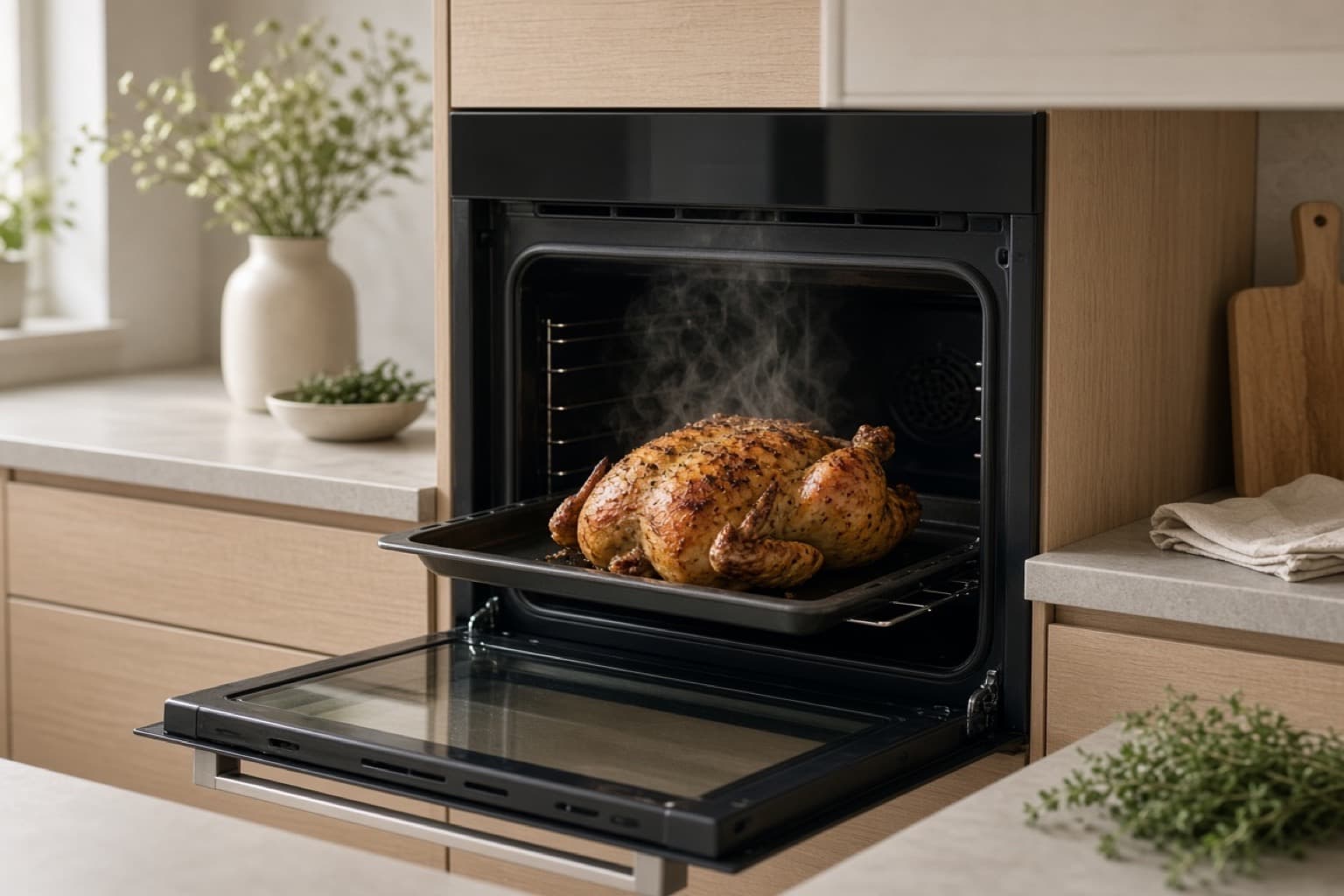 AEG SteamCrisp BXS6400B indbygningsovn med dampfunktion