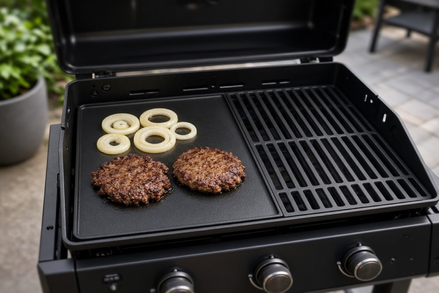 Napoleon reversibel støbejerns-plancha til gasgrill