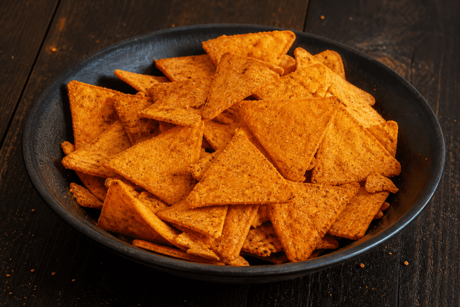 Hjemmelavede chili cheese tops med krydderi