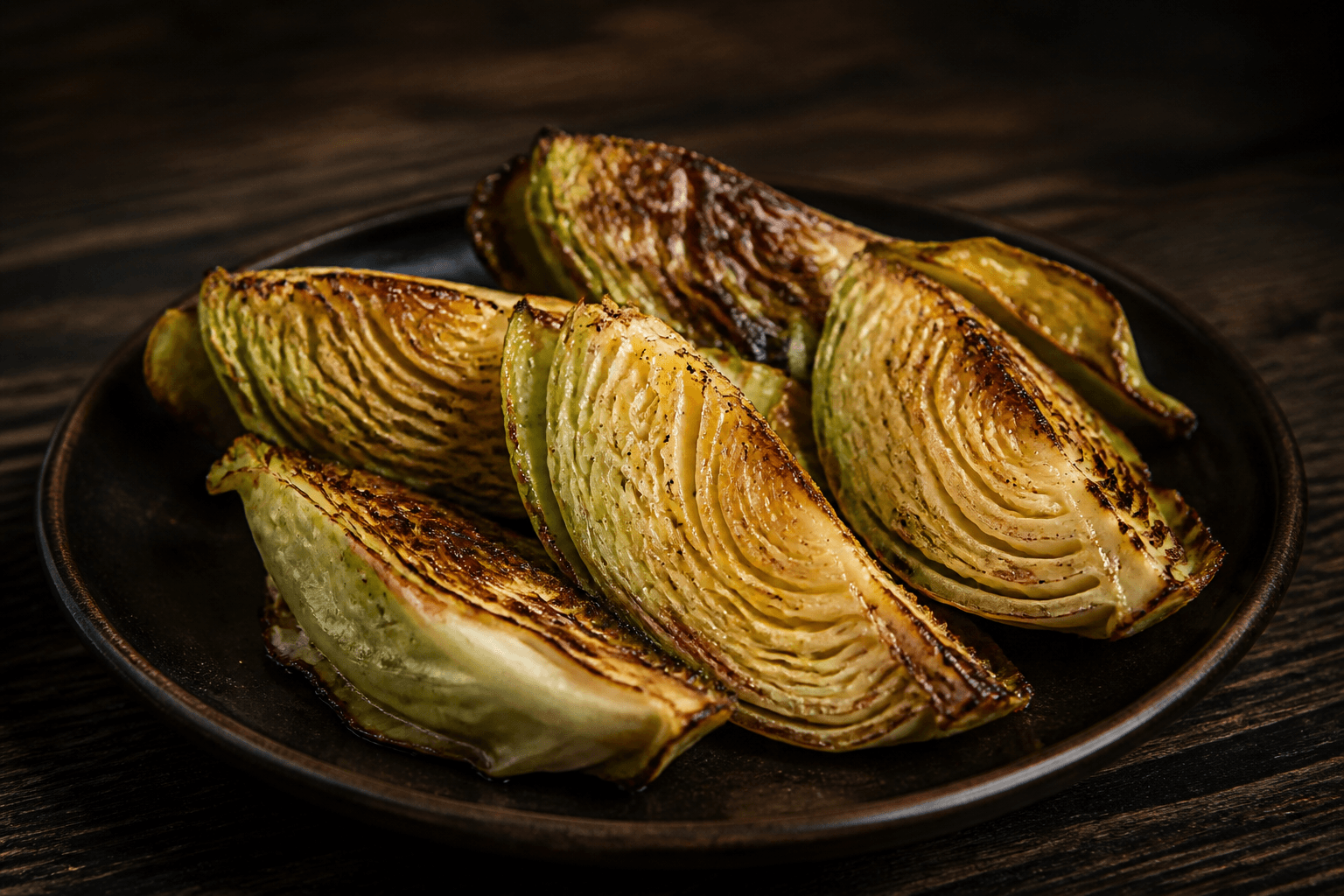 Spidskål med guldskorpe fra airfryer