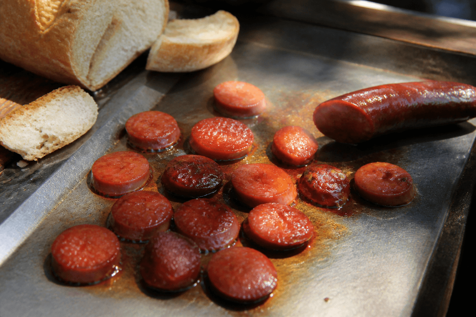 Chorizo a la plancha — svedne chorizopølser